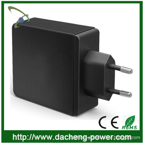 Factory hotly selling 4 port usb wall charger 5V 7.2A for phone ipad( EU Plug)